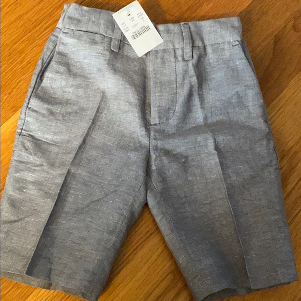 Crewcuts Thompson grey suit shorts